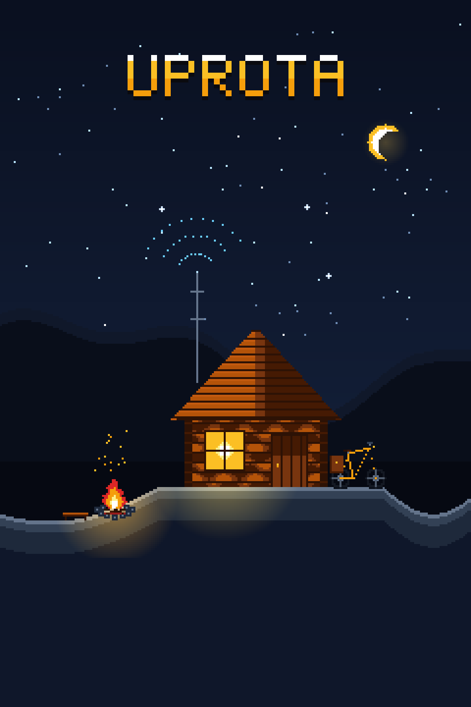 UPROTA Pixel Art Ilustración